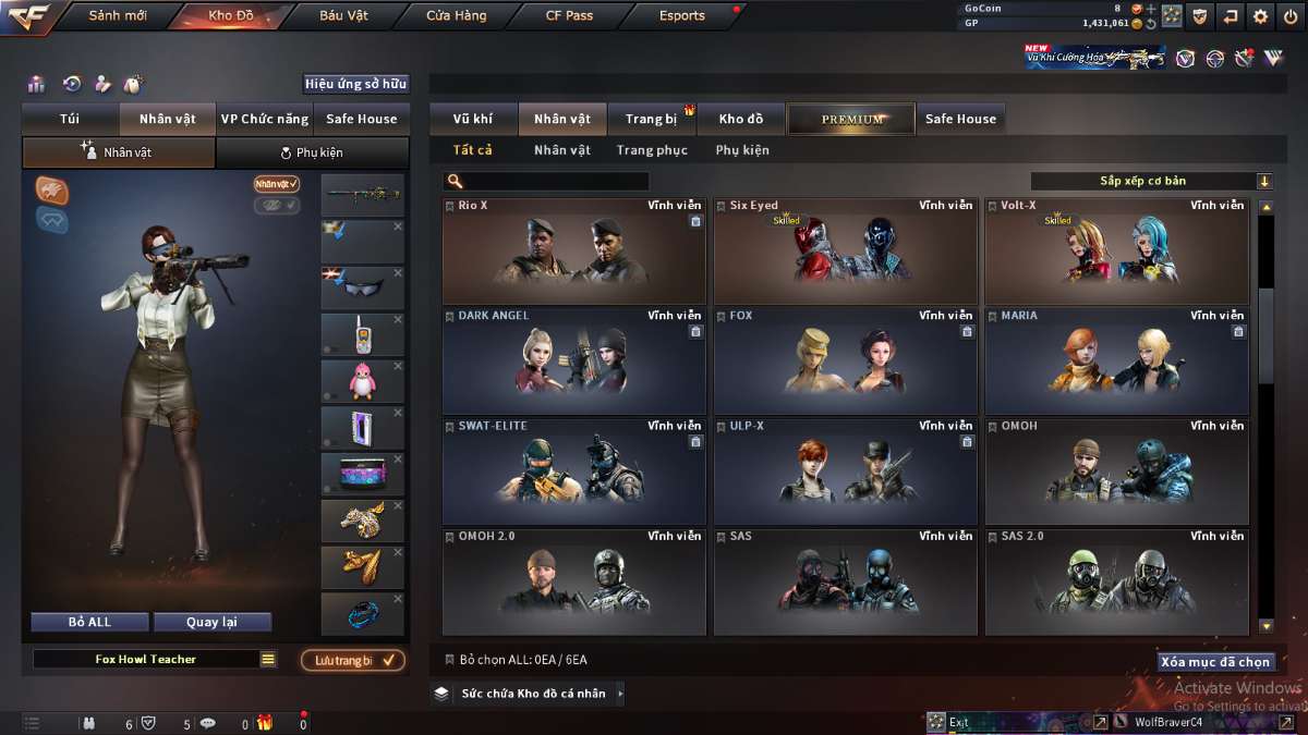 shop acc cf uy tin gia re